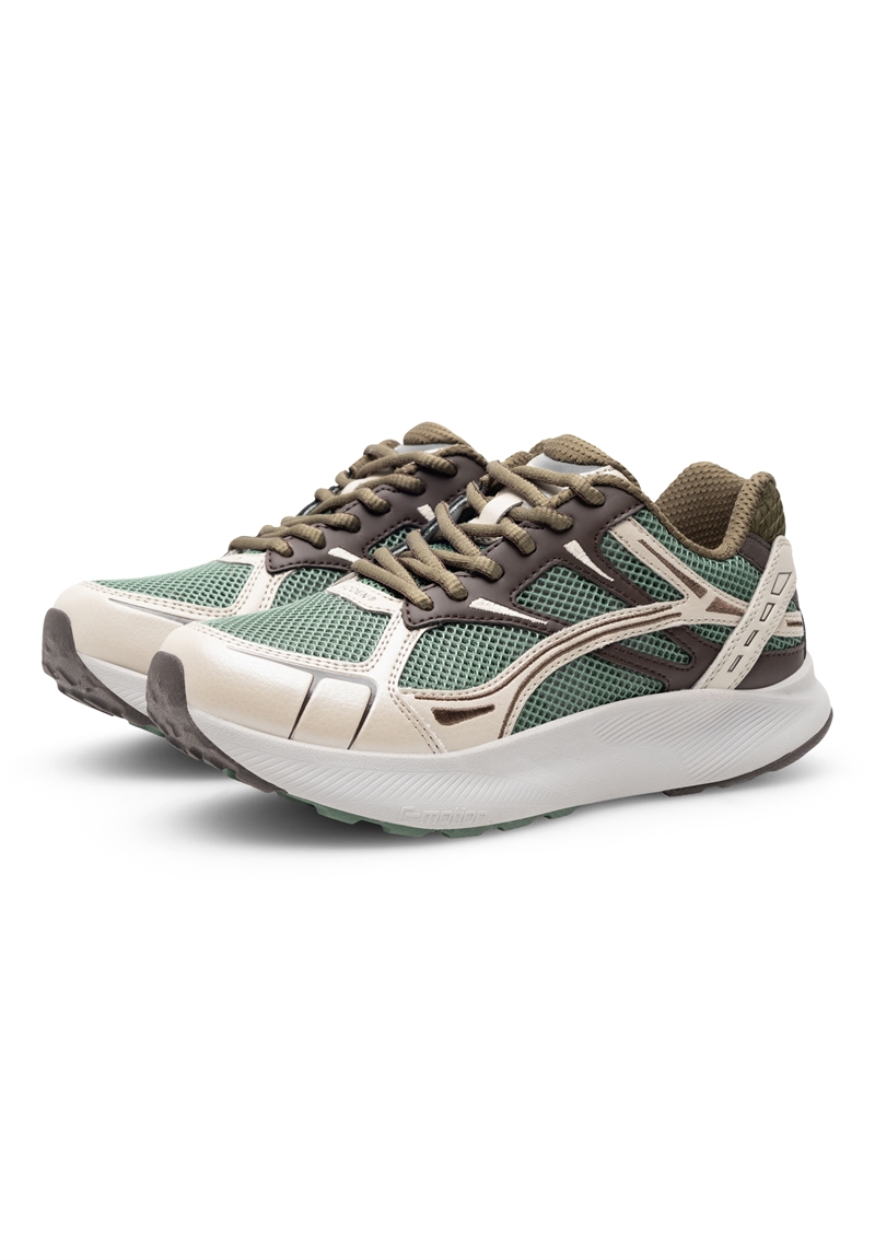 Woden Sneakers Freja Runner - Swamp Multi